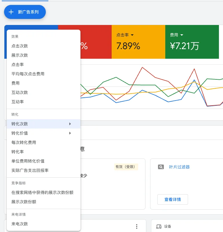 2026年B2B谷歌广告客户后台主要看哪些内容配图7