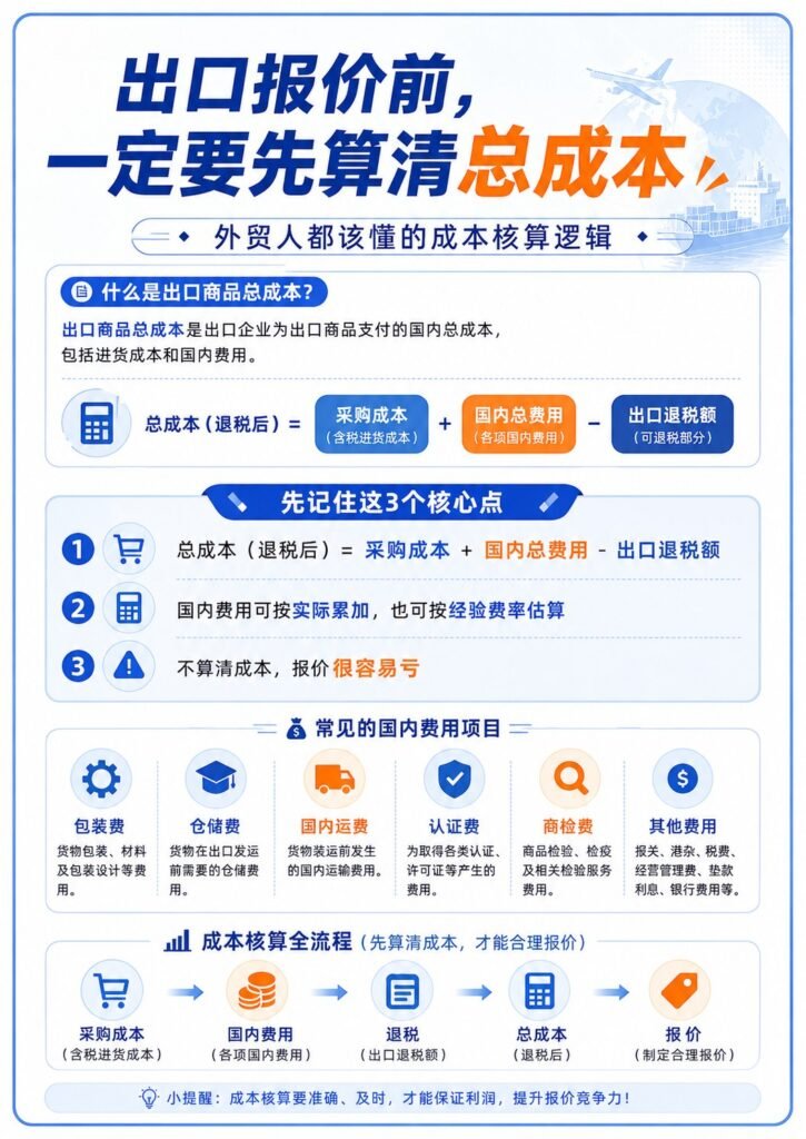 出口报价前不算总成本真会亏钱 - 出口报价前不算总成本真会亏钱：第 1 张