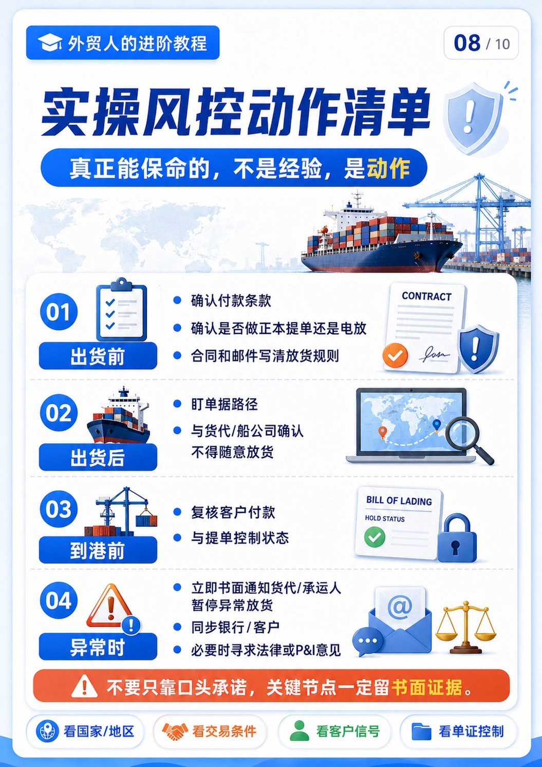 无单放货高风险场景盘点 - 实操风控动作清单