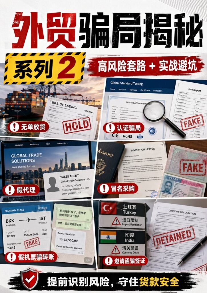 外贸人避坑第二期:无单放货、假代理、邀请函骗签证 - 外贸人避坑第二期:无单放货、假代理、邀请函骗签证:第 1 张