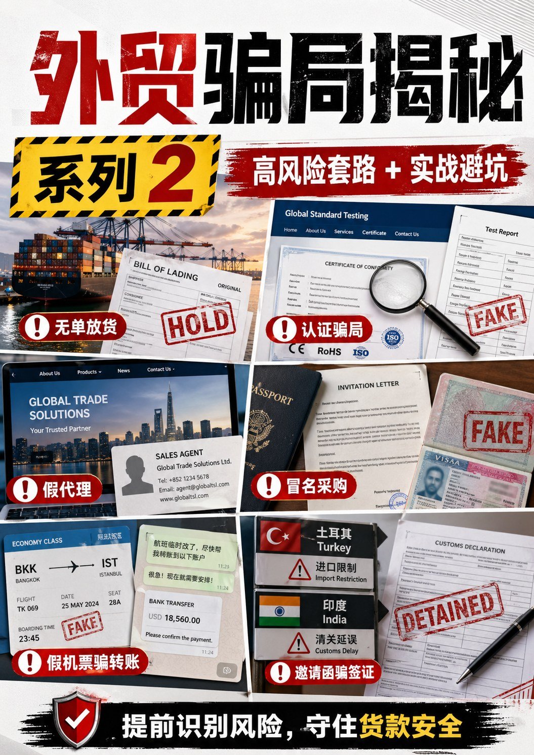 外贸人避坑第二期:无单放货、假代理、邀请函骗签证 - 外贸人避坑第二期:无单放货、假代理、邀请函骗签证:第 1 张