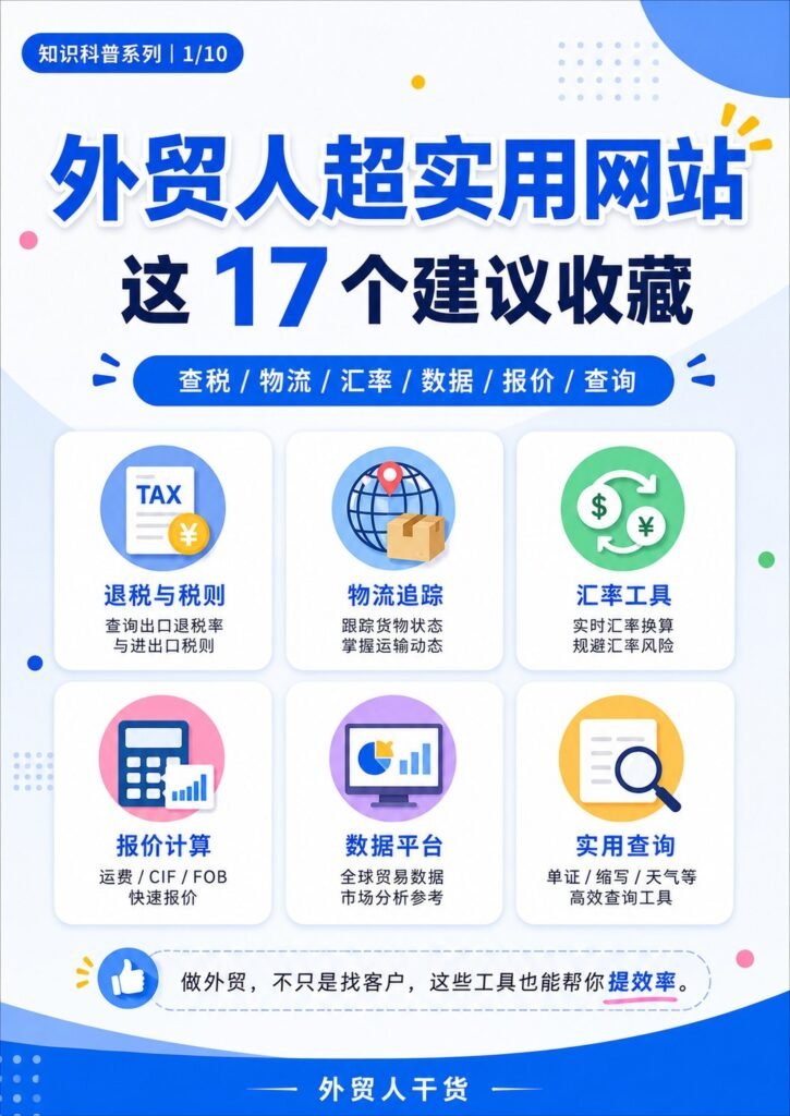 外贸人超实用网站,这 17 个建议收藏 - 外贸人超实用网站