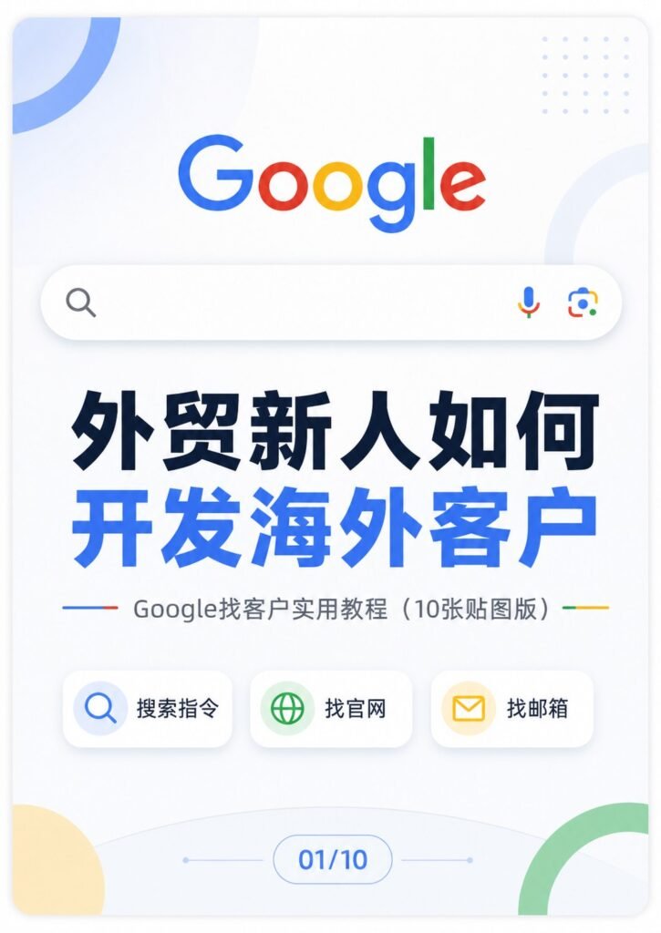 外贸新人如何开发海外客户?这套 Google 找客户方法,建议收藏 - 外贸新人如何开发海外客户?这套 Google 找客户方法,建议收藏:第 1 张