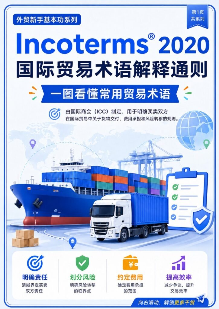Incoterms 2020 国际贸易术语,一组图看懂 - Incoterms 2020 国际贸易术语,一组图看懂:第 1 张