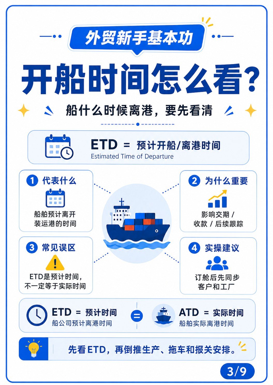 外贸出货前,S/O和截关时间一定要看懂 - 开船时间怎么看