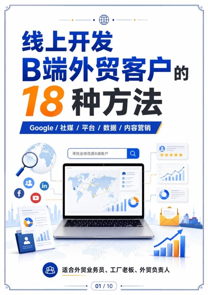 找海外客户的18个渠道 - 找海外客户的18个渠道：第 1 张