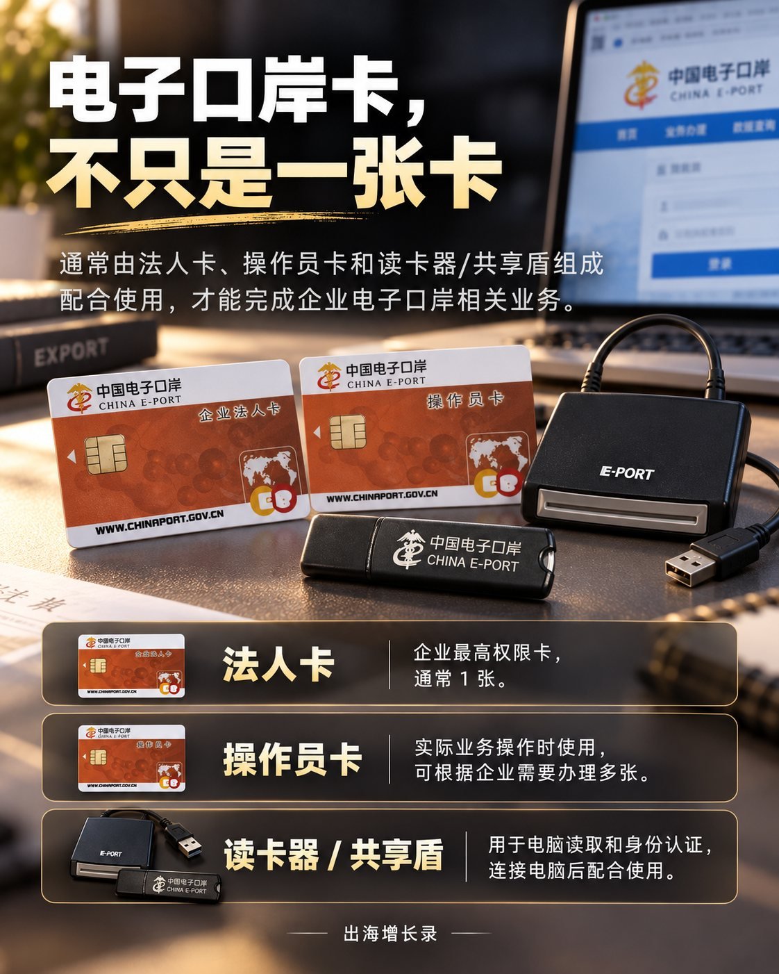 第一次办电子口岸卡：9张图看懂申请流程：电子口岸卡不只是一张卡