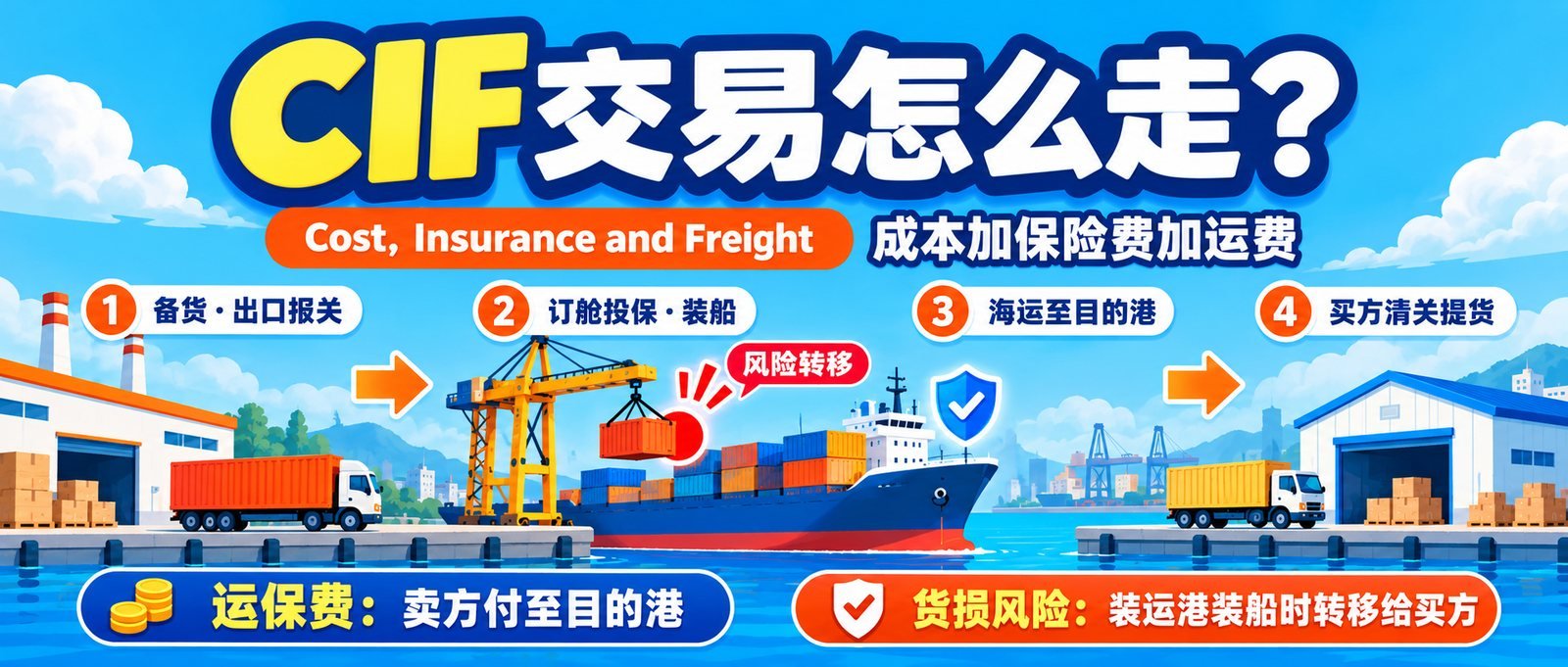 CIF交易流程全景图