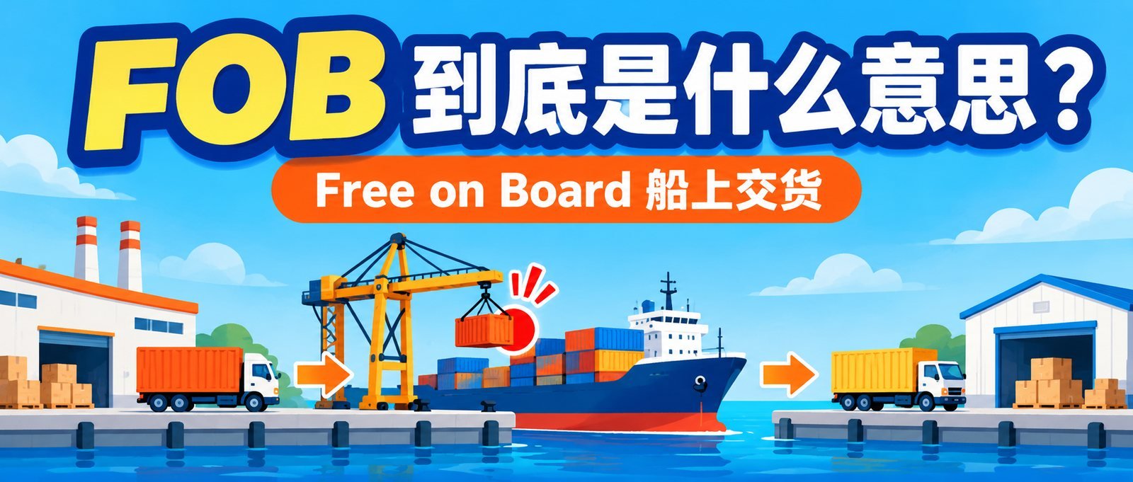FOB交易全流程：报价、提单、付款与放货风险